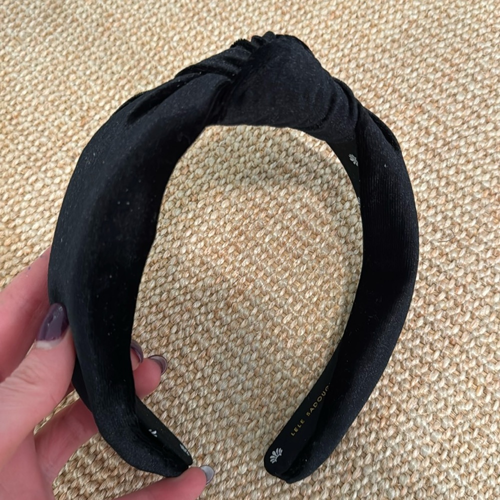 Black Lele Sadoughi Headband